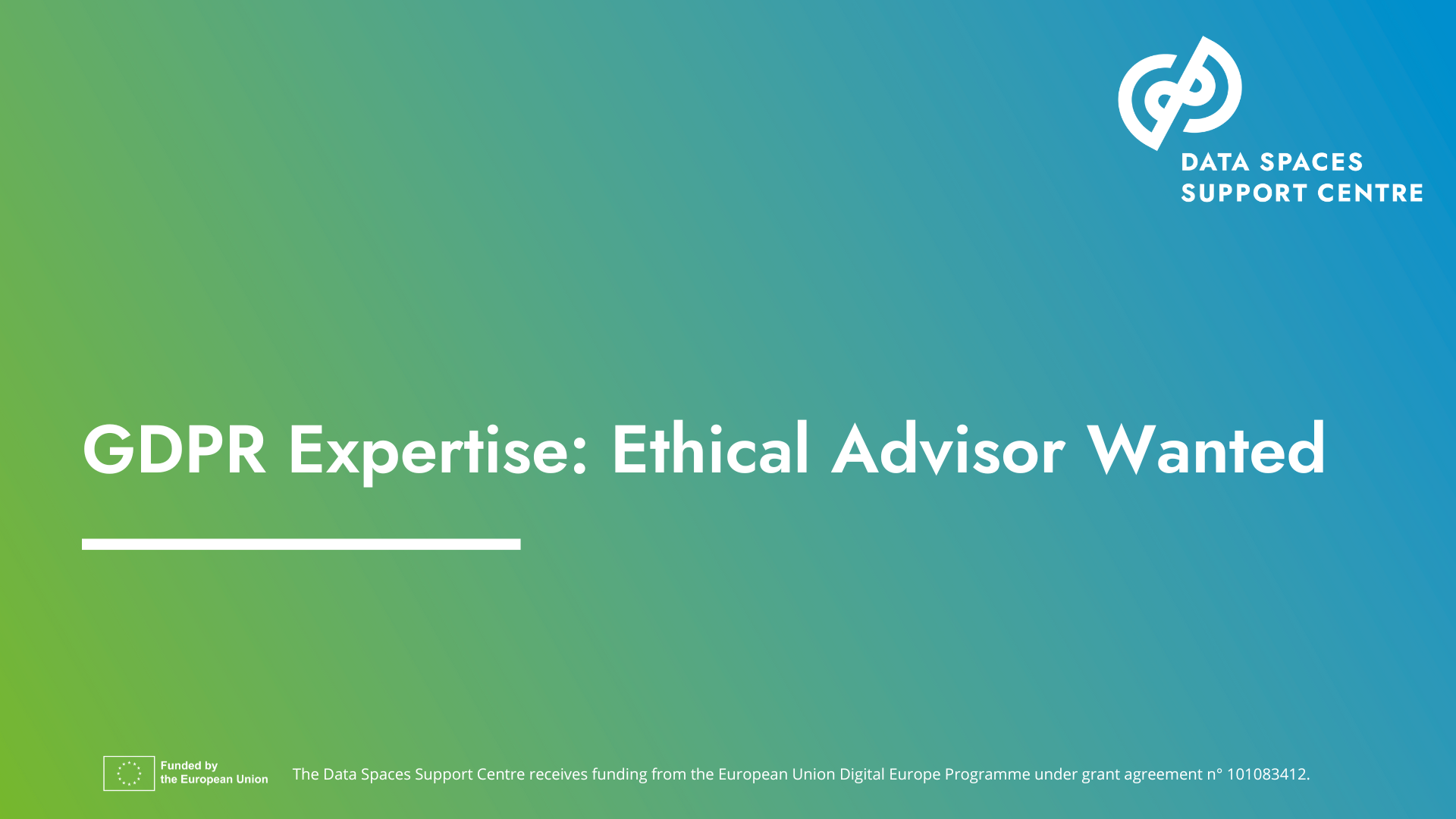 Ethical Advisor Wanted